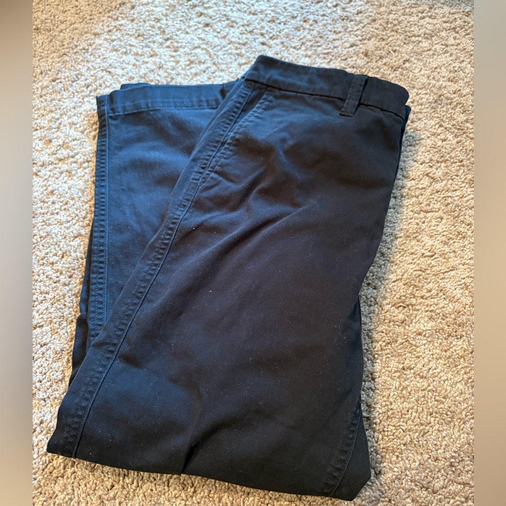 J. Crew Women's Black High Rise Girlfriend Chinos size 8P